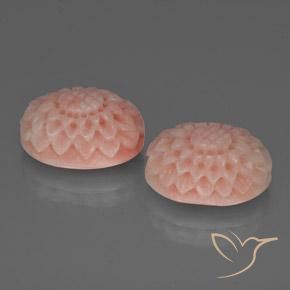 16.80 ct natürliche Flamingorosa Koralle-Edelsteine, Fantasie, Lichtundurchlässig