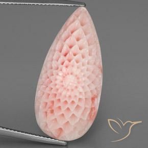 21.12ct Natürlicher Flamingorosa Koralle, Fantasie, Lichtundurchlässig