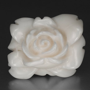 9,17 ctw natürlicher Weiß Koralle, Ausgefallene Form, Lichtundurchlässig