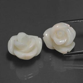 25,34 ct natürliche rosafarbener Koralle-Edelsteine, Fantasieschliff, Lichtundurchlässig