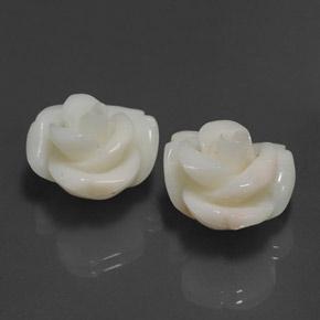 25,34 ct natürliche rosafarbener Koralle-Edelsteine, Fantasieschliff, Lichtundurchlässig