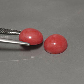  ct natürliche Lachs Koralle-Edelsteine, Rund Schliff, Lichtundurchlässig