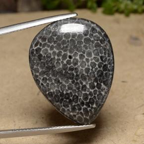 9,17 ctw natürlicher Mehrfarbig Koralle, Birnenform, Lichtundurchlässig