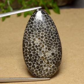 9,17 ctw natürlicher Mehrfarbig Koralle, Birnenform, Lichtundurchlässig