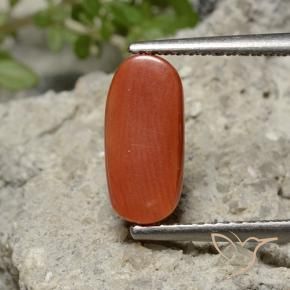 9,17 ctw natürlicher Mittelorange Koralle, Oval, Lichtundurchlässig