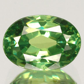 1,47 ctw natürlicher grüner Demantoid, Oval Schliff, VS