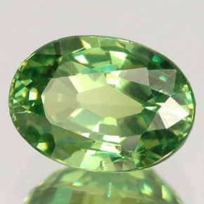 1,47 ctw natürlicher grüner Demantoid, Oval Schliff, VS
