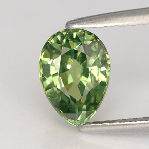 1,48 ctw natürlicher grüner Demantoid, Birnenform, VS
