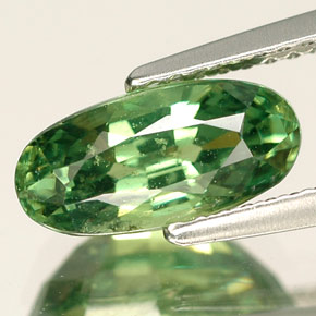 2,35 ctw natürlicher grüner Demantoid, Oval Schliff, VS