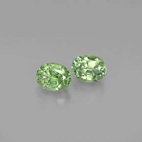  ct natürliche grüner Demantoid-Edelsteine, Oval Schliff, VS-SI