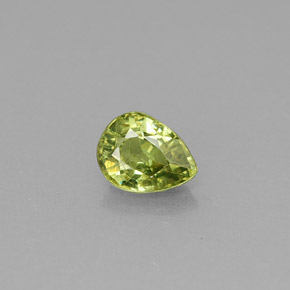 0,39 ctw natürlicher grüner Demantoid, Birnenform, VS-SI