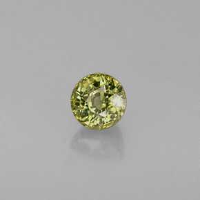 0,39 ctw natürlicher grüner Demantoid, Rundschliff, VS-SI