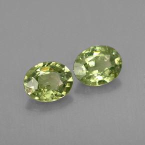  ct natürliche grüner Demantoid-Edelsteine, Oval Schliff, VS-SI