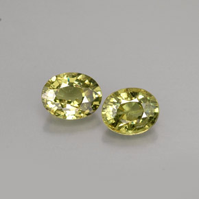  ct natürliche Gold Demantoid-Edelsteine, Oval Schliff, VS