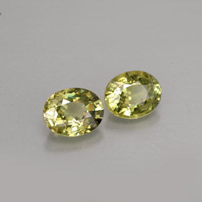  ct natürliche Gold Demantoid-Edelsteine, Oval Schliff, VS