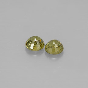  ct natürliche grüner Demantoid-Edelsteine, Rundschliff, VS-SI