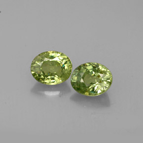  ct natürliche grüner Demantoid-Edelsteine, Oval Schliff, VS-SI