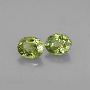 ct natürliche grüner Demantoid-Edelsteine, Oval Schliff, VS-SI