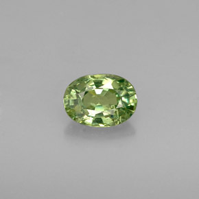 0,48 ctw natürlicher grüner Demantoid, Oval Schliff, VS-SI