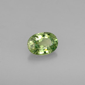 0,48 ctw natürlicher grüner Demantoid, Oval Schliff, VS-SI