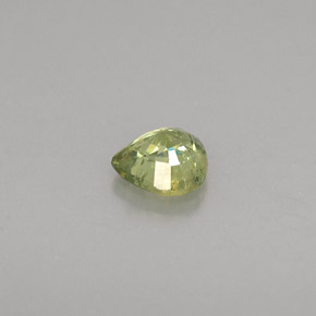 0,35 ctw natürlicher grüner Demantoid, Birnenform, VS
