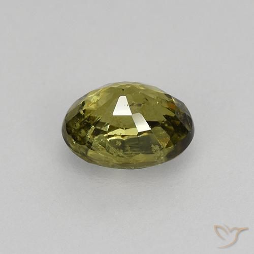 0,47 ctw natürlicher grüner Demantoid, Oval Schliff, VS-SI