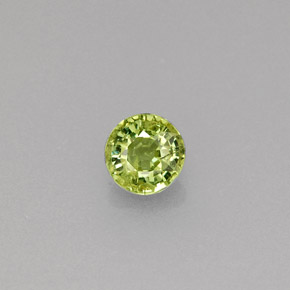 0,33 ctw natürlicher grüner Demantoid, Rundschliff, VS