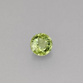 0,33 ctw natürlicher grüner Demantoid, Rundschliff, VS