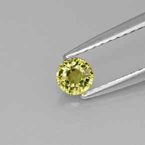 0,27 ctw natürlicher grüner Demantoid, Rundschliff, VS