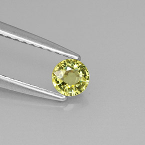 0,27 ctw natürlicher grüner Demantoid, Rundschliff, VS