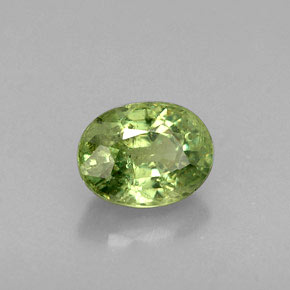 0,79 ctw natürlicher grüner Demantoid, Oval Schliff, VS-SI