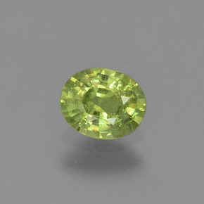 0,48 ctw natürlicher grüner Demantoid, Oval Schliff, VS-SI
