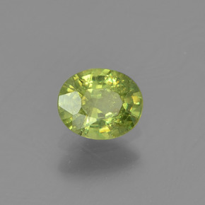 0,48 ctw natürlicher grüner Demantoid, Oval Schliff, VS-SI