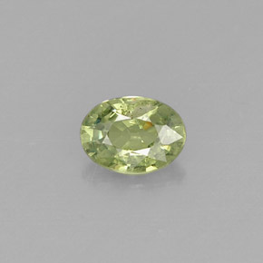 0,33 ctw natürlicher grüner Demantoid, Oval Schliff, VS-SI