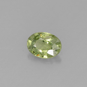 0,33 ctw natürlicher grüner Demantoid, Oval Schliff, VS-SI