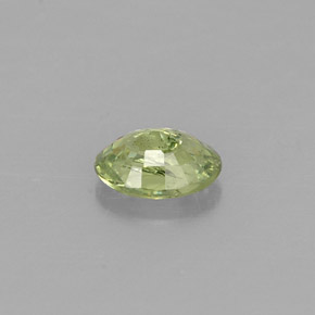 0,33 ctw natürlicher grüner Demantoid, Oval Schliff, VS-SI