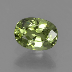 0,54 ctw natürlicher grüner Demantoid, Oval Schliff, VS