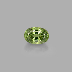 0,72 ctw natürlicher grüner Demantoid, Oval Schliff, VS