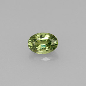 0,67 ctw natürlicher grüner Demantoid, Oval Schliff, VVS