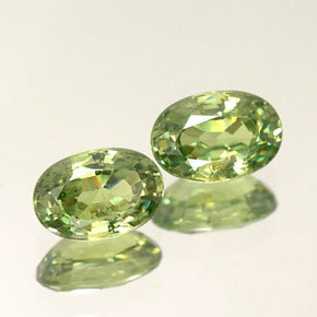  ct natürliche grüner Demantoid-Edelsteine, Oval Schliff, VVS-VS