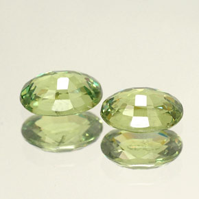  ct natürliche grüner Demantoid-Edelsteine, Oval Schliff, VVS-VS