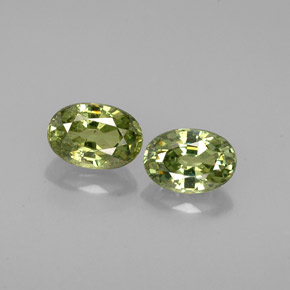  ct natürliche grüner Demantoid-Edelsteine, Oval Schliff, VS-SI