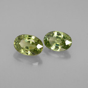  ct natürliche grüner Demantoid-Edelsteine, Oval Schliff, VS-SI