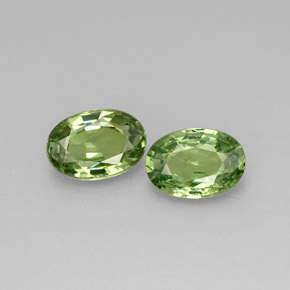  ct natürliche grüner Demantoid-Edelsteine, Oval Schliff, VS-SI