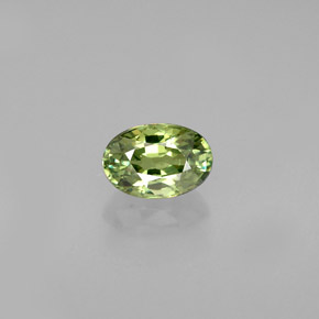 0,56 ctw natürlicher grüner Demantoid, Oval Schliff, VVS-VS