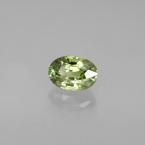 0,56 ctw natürlicher grüner Demantoid, Oval Schliff, VVS-VS