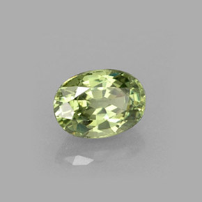 0,72 ctw natürlicher grüner Demantoid, Oval Schliff, VS