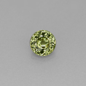 0,47 ctw natürlicher grüner Demantoid, Rundschliff, VS