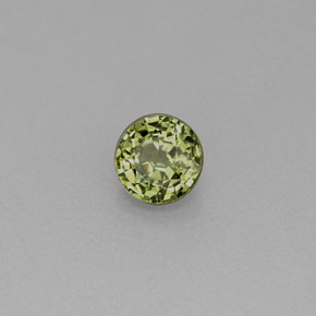 0,47 ctw natürlicher grüner Demantoid, Rundschliff, VS