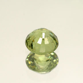 0,53 ctw natürlicher grüner Demantoid, Rundschliff, VS